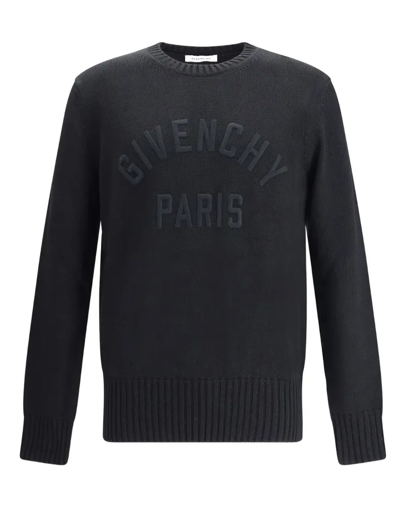 Givenchy Pullover mit Logo-Prägung - Schwarz Schwarz