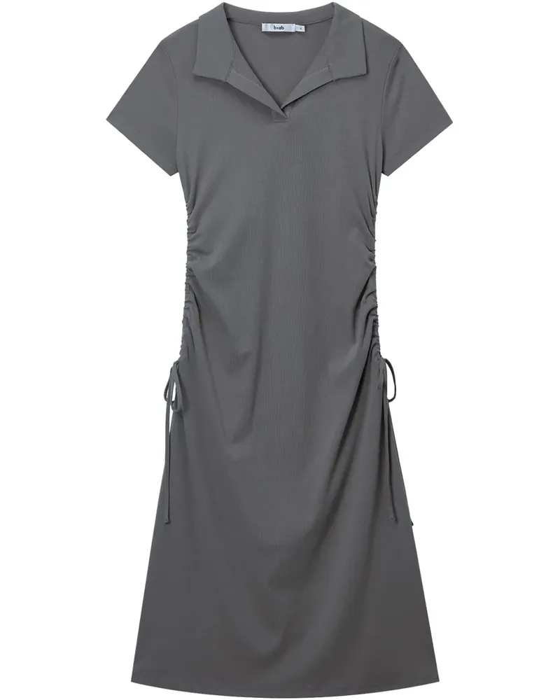 b+ab Kleid mit Kordelzug - Grau Grau