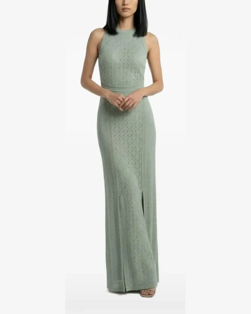 Guess Liza openwork long dress - Grün Grün