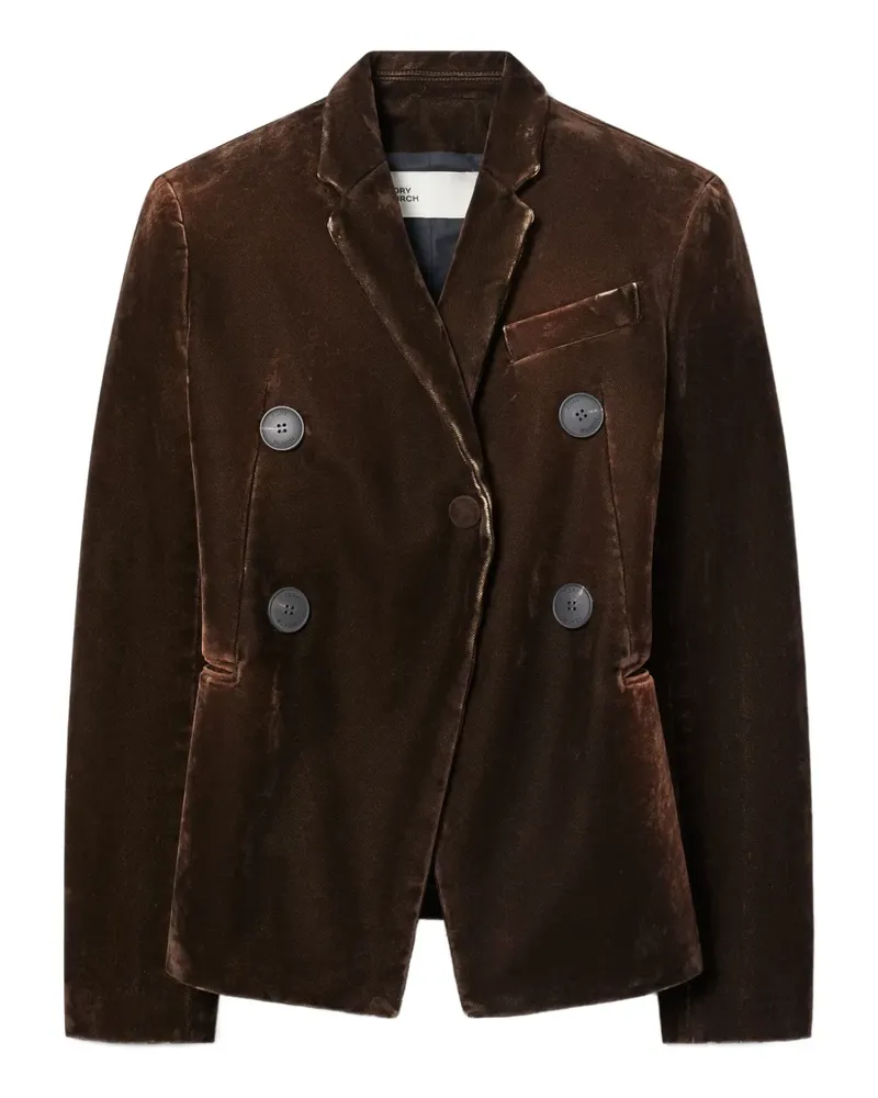 Tory Burch Doppelreihiger Blazer - Braun Braun