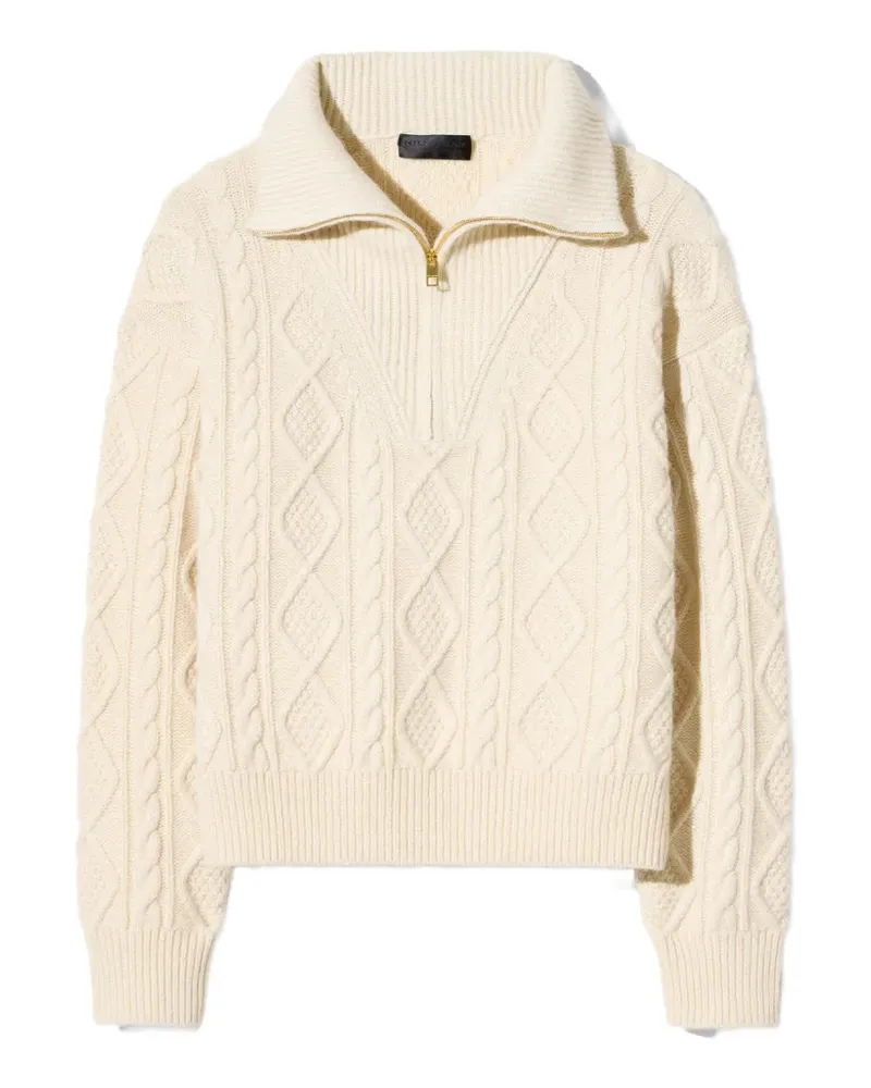 Nili Lotan Jori cable-knit sweater - Nude Nude