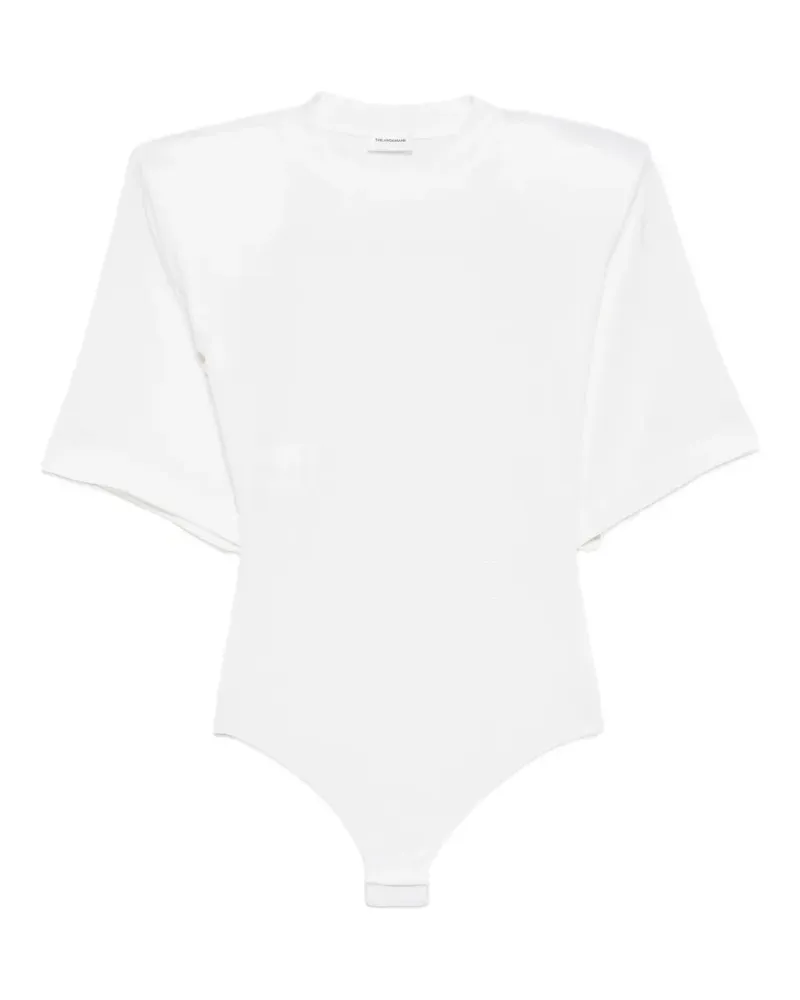 ANDAMANE Kurzärmeliger Body - Weiß Weiß