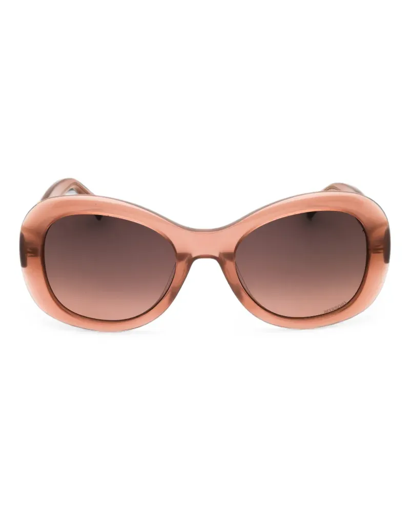 Missoni Runde Sonnenbrille im Oversized-Look - Orange Orange