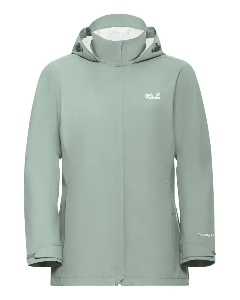 Jack Wolfskin Trailtime Kapuzenjacke - Grün Grün