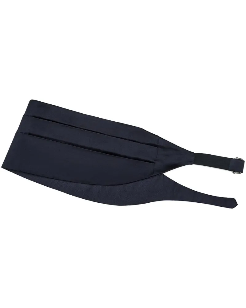 Brunello Cucinelli Kummerbund aus Satin - Blau Blau