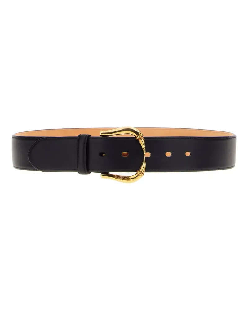 Roberto Cavalli buckle leather belt - Schwarz Schwarz