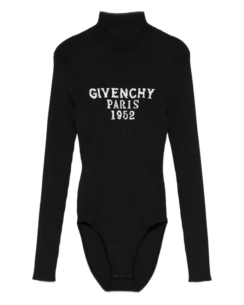 Givenchy Body mit Stehkragen - Schwarz Schwarz