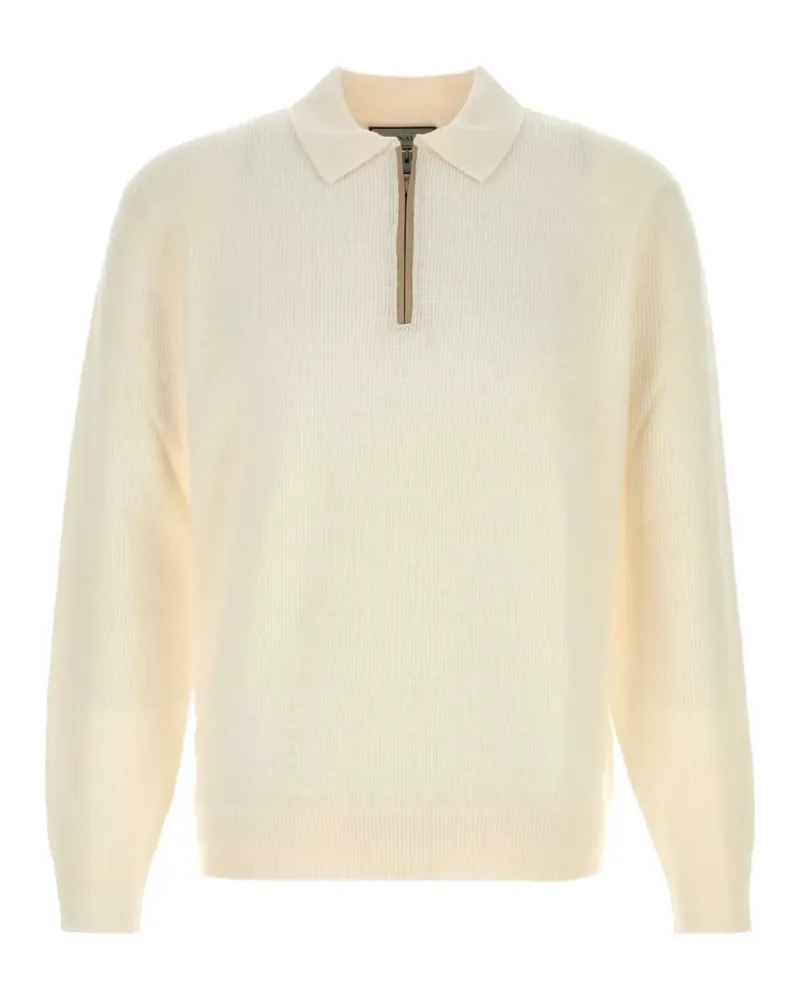 Canali Pullover mit Reißverschluss - Nude Nude