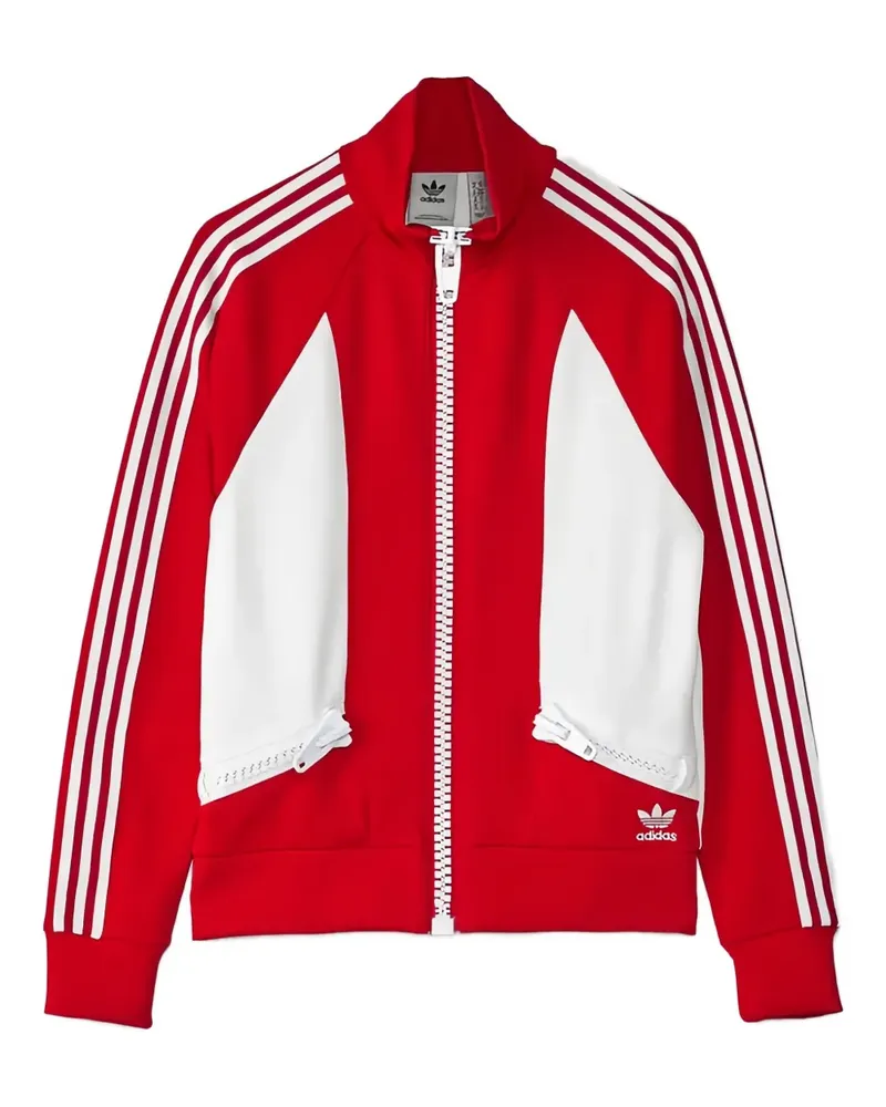adidas Big Zipper Jacke - Rot Rot