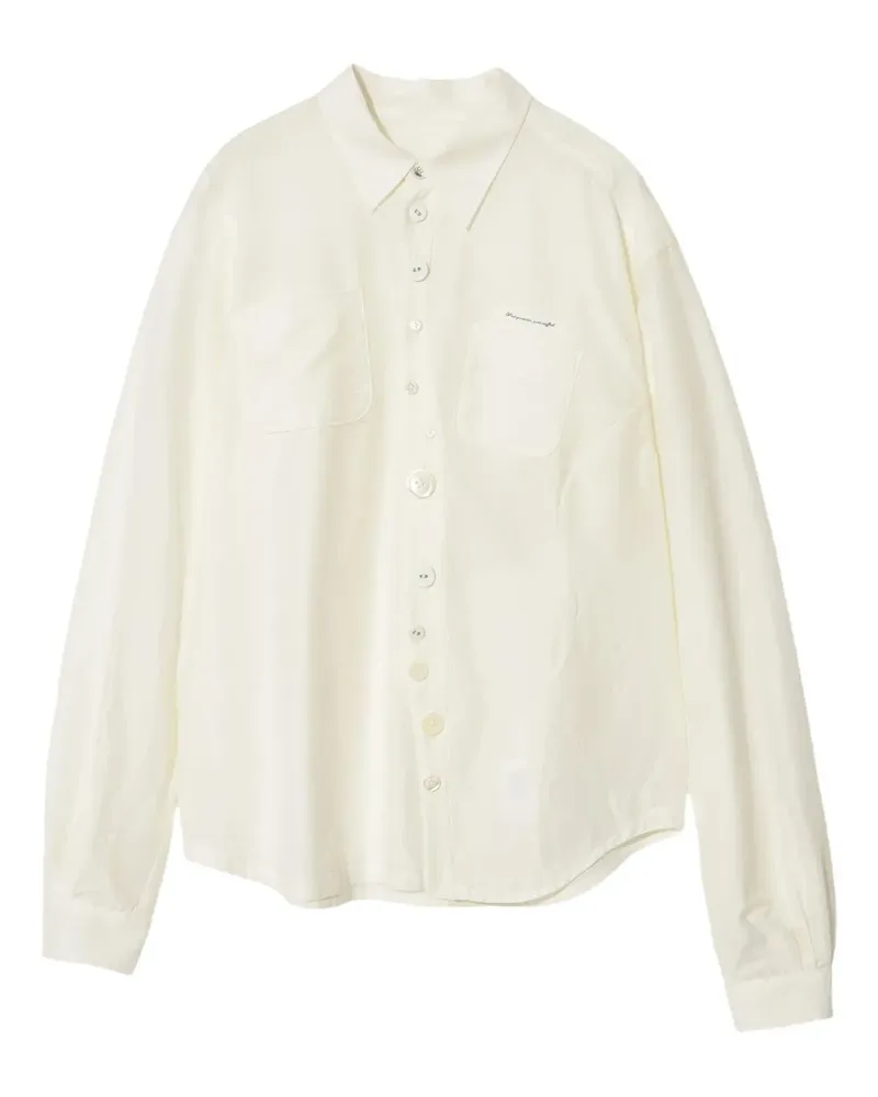 Undercover Hemd mit asymmetrischen Knöpfen - Nude Nude