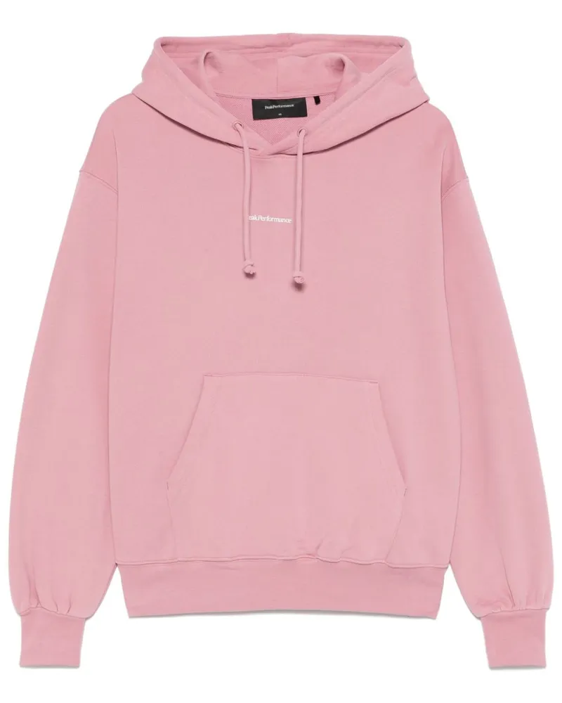 Peak Performance Original Terry Hood Hoodie - Rosa Rosa