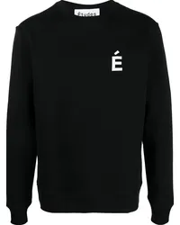 Études Studio Sweatshirt mit Logo-Print Schwarz