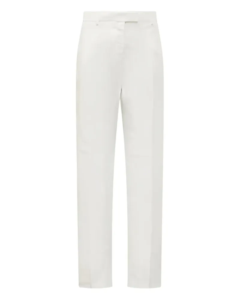 Ferragamo Hose mit Bügelfalten - Weiß Weiß