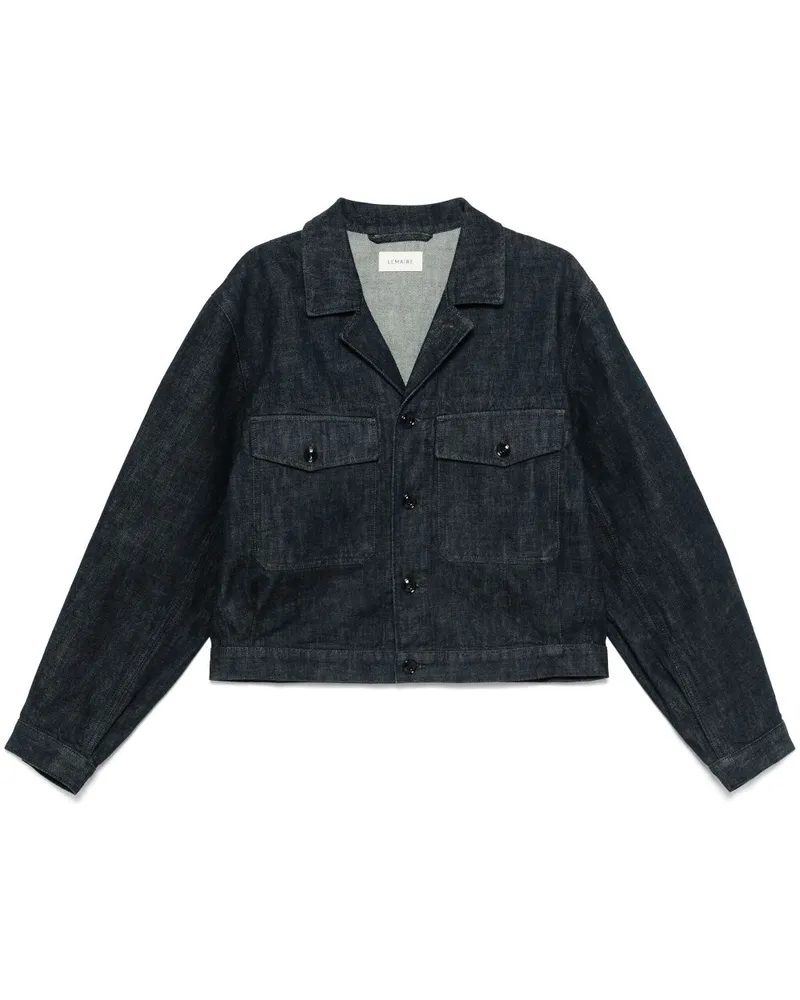 Christophe Lemaire Trucker Jacke - Blau Blau