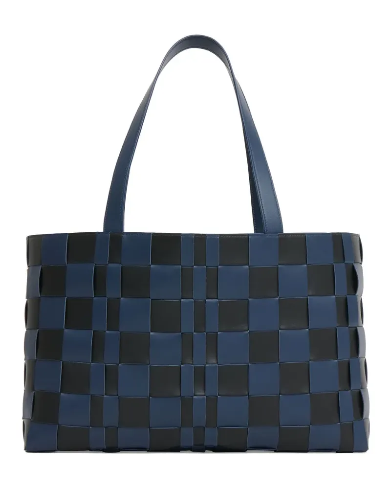 Mansur Gavriel Gewebte Handtasche - Blau Blau