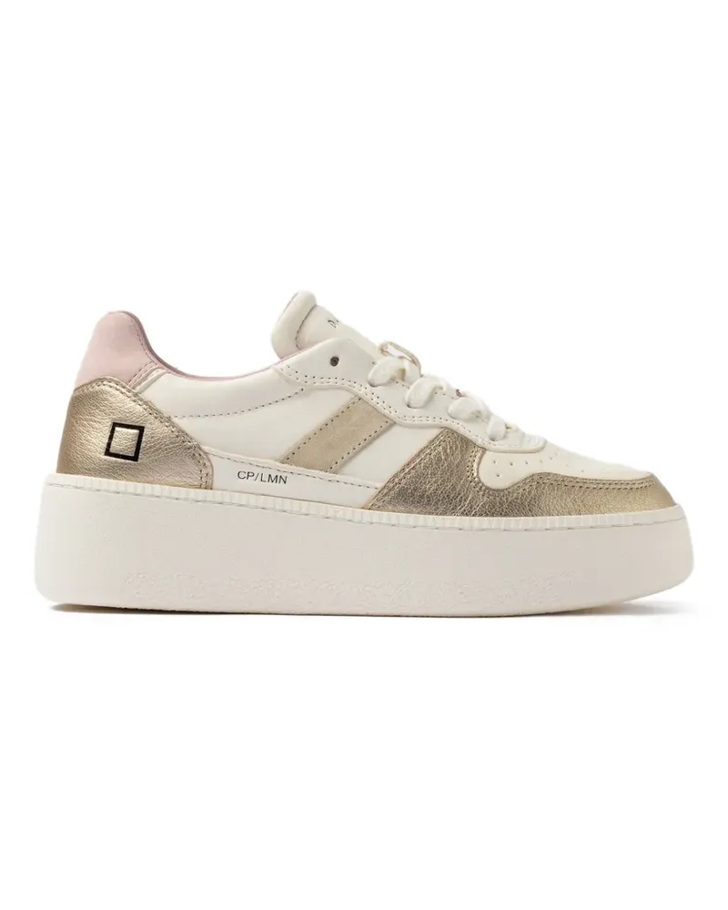 D.A.T.E. Court sneakers - Nude Nude