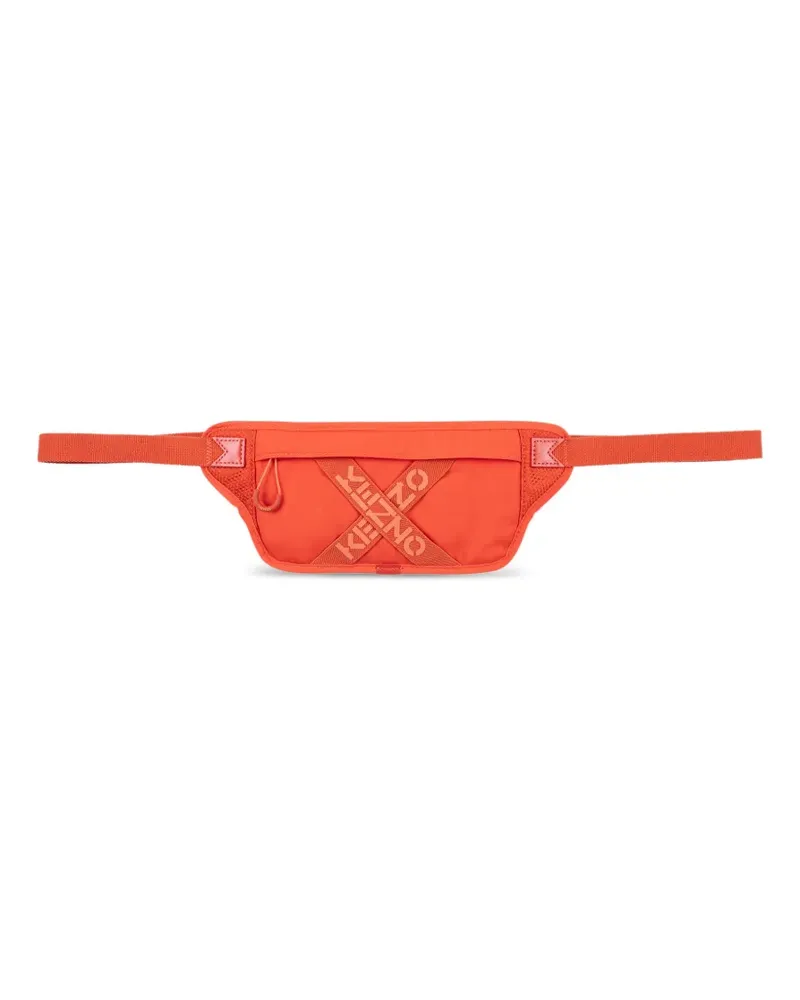 Kenzo Gürteltasche mit Logo-Print - Rot Rot