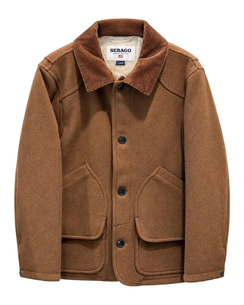 Sebago Tenny Jacke mit Cordkragen - Braun Braun