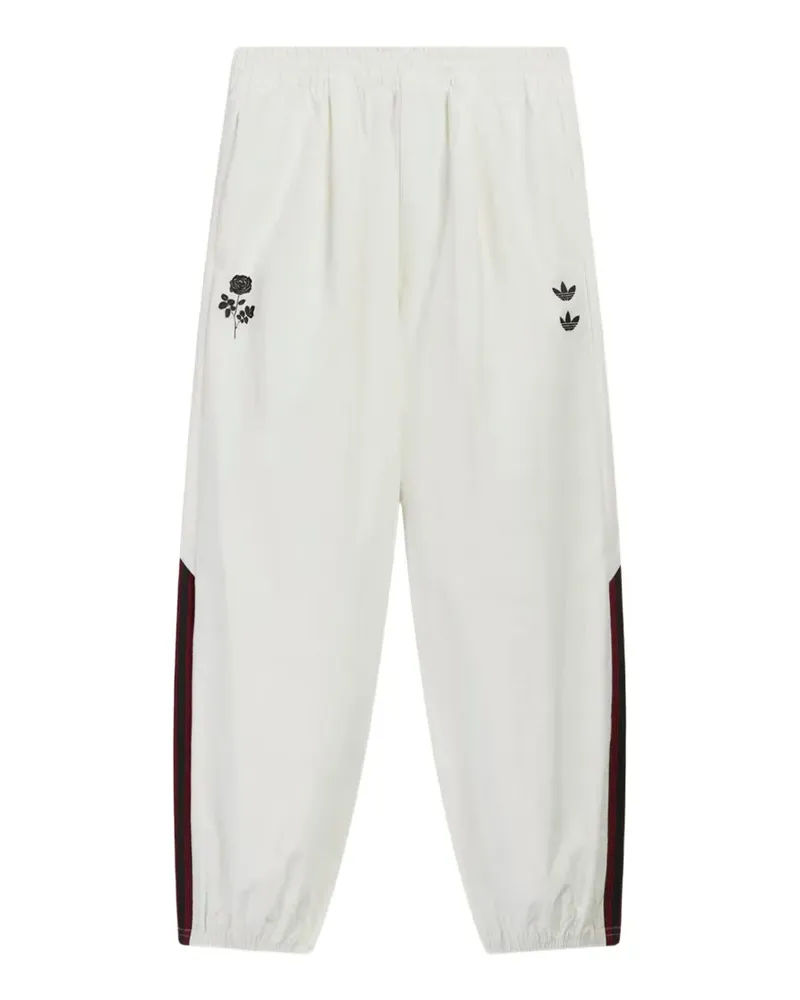 adidas x Willy Chavarria embroidered track pants - Weiß Weiß