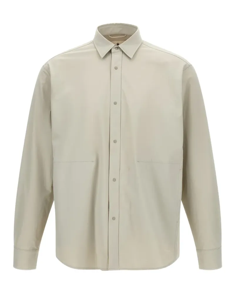 Snow Peak water-repellent stretch shirt - Nude Nude