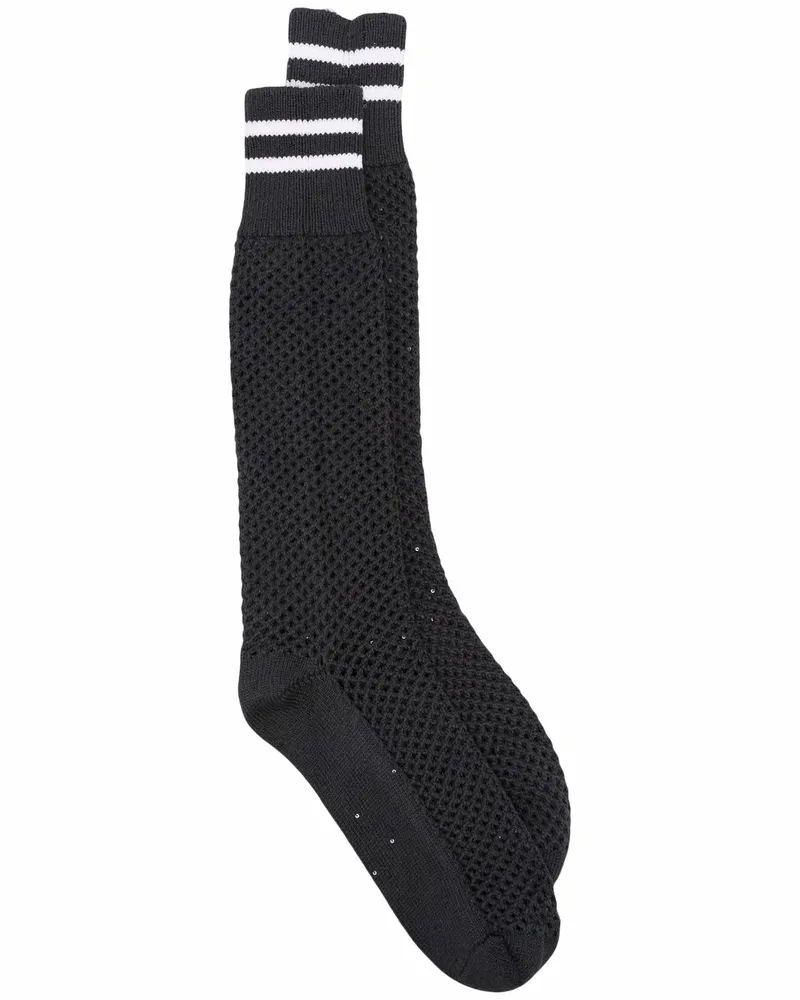 Brunello Cucinelli Gestreifte Socken - Grau Grau