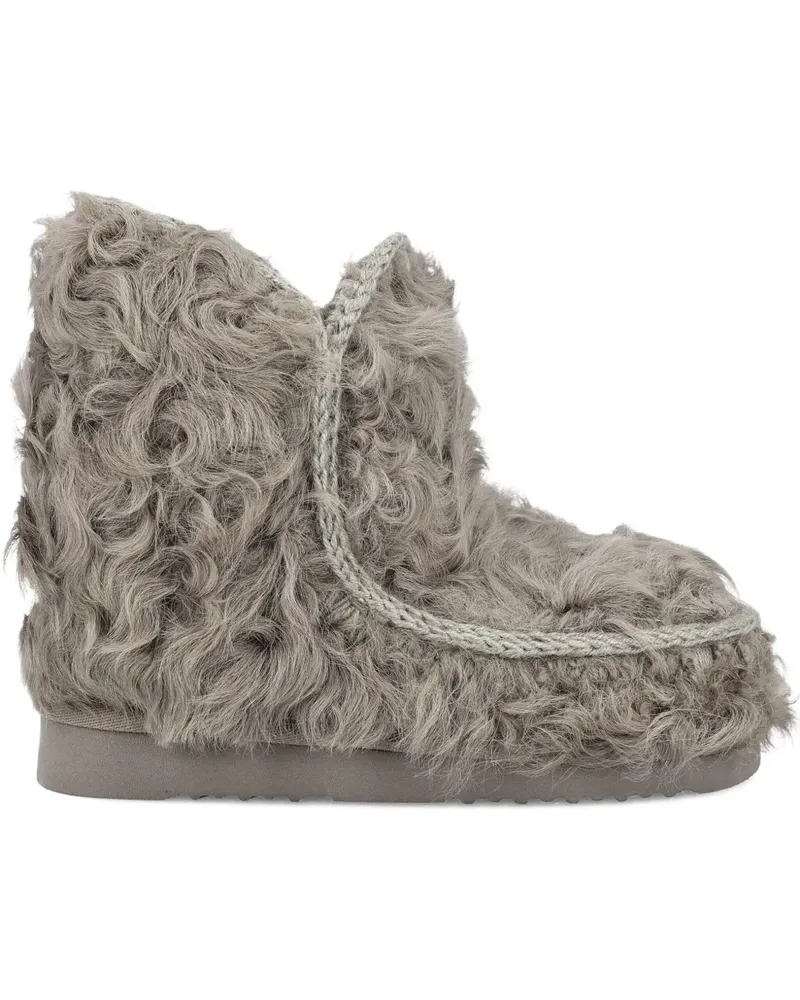 Mou Karierte Eskimo 18 Stiefel - Grau Grau