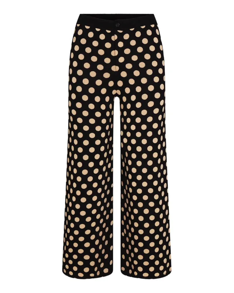 Simon Miller Jabber Hose mit Polka Dots - Schwarz Schwarz