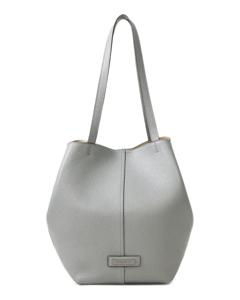 Bogner Neuwies Keiko leather detachable-pouch tote bag - Grau Grau