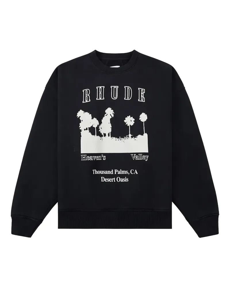 RHUDE Thousand Palms sweatshirt - Schwarz Schwarz
