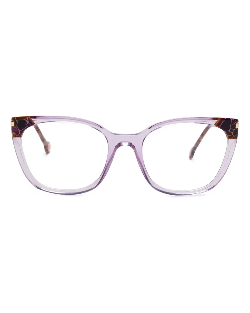 Carolina Herrera New York Brille mit Butterfly-Gestell - Violett Violett
