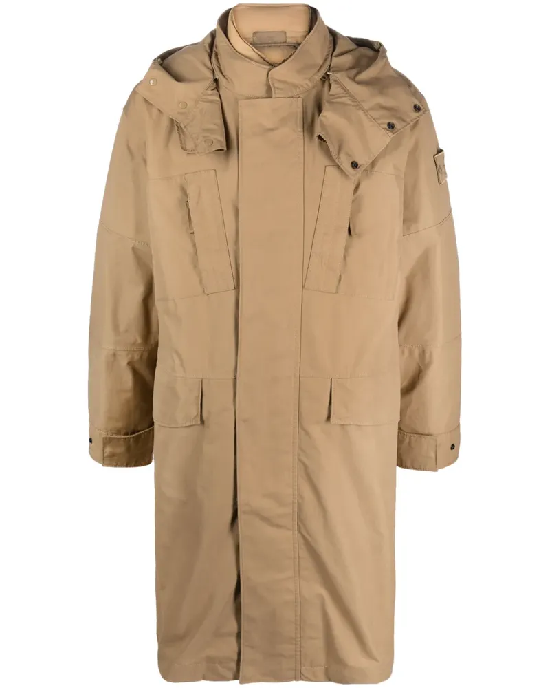 Stone Island Ghost Piece 0 Ventile Parka - Braun Braun