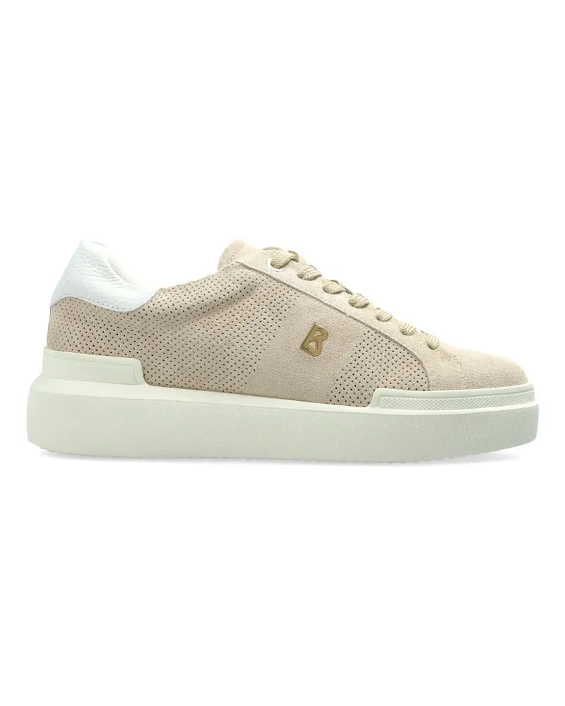 Bogner perforated-detail sneakers - Nude Nude