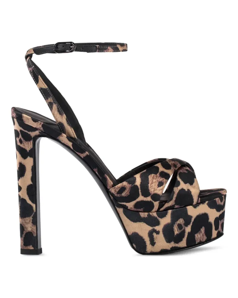 Le Silla Odette Sandalen mit Leoparden-Print - Nude Nude