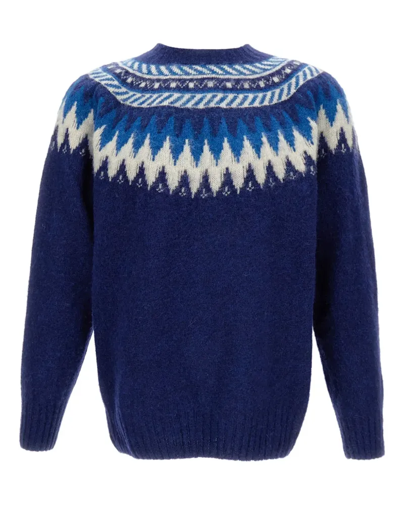 Howlin' Pullover mit Fair-Isle-Muster - Blau Blau