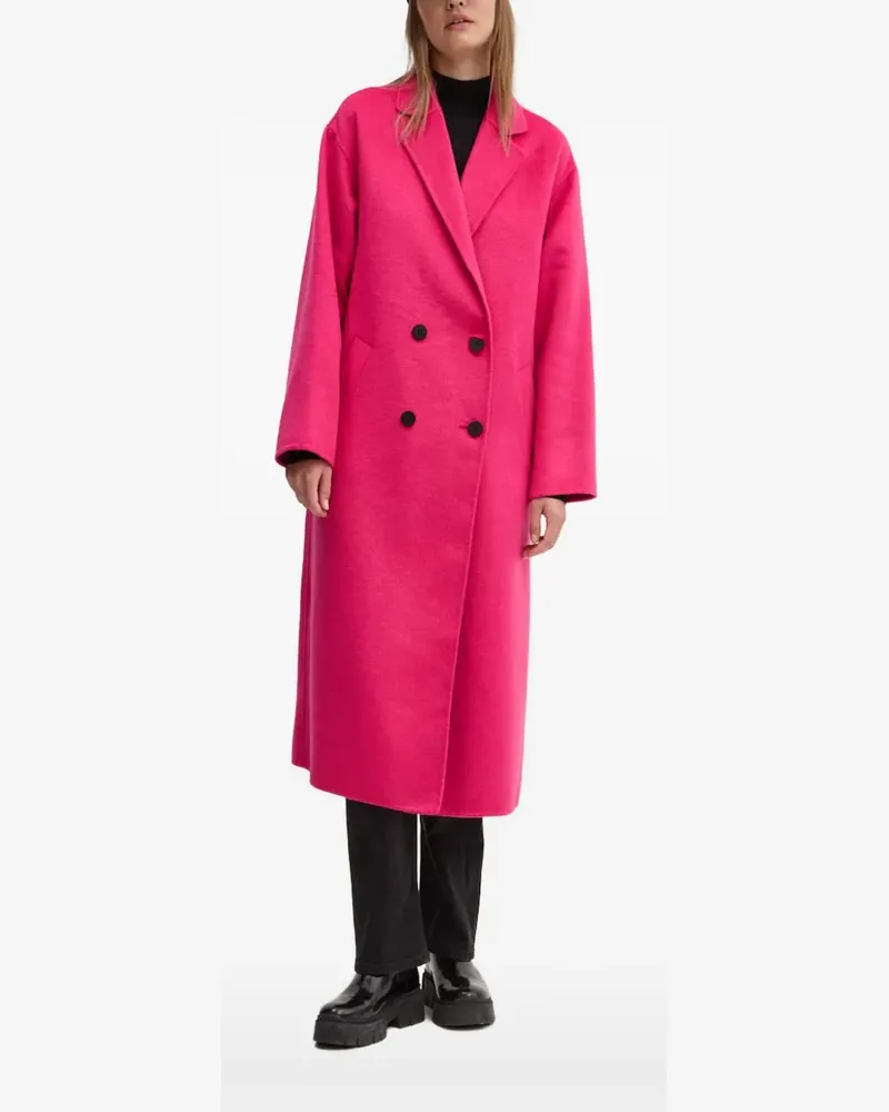 HUGO BOSS double-breasted coat - Rosa Rosa