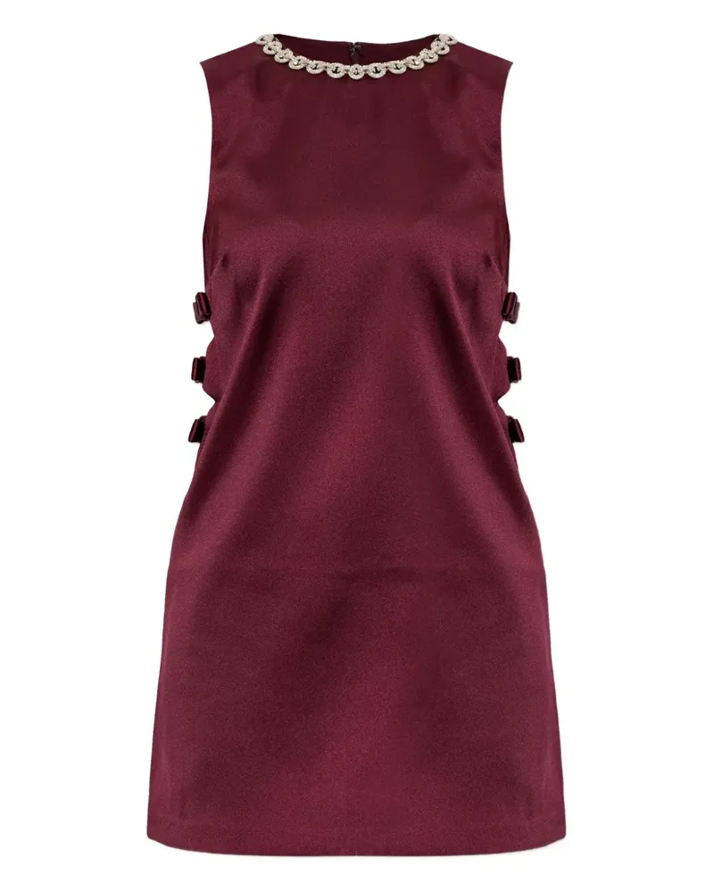 Self-Portrait Minikleid mit Cut-Out - Rot Rot