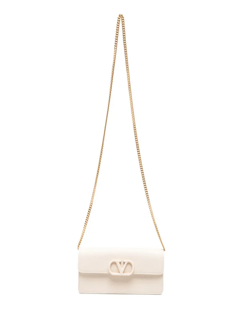 Valentino Garavani VLogo Signature chain wallet - Nude Nude