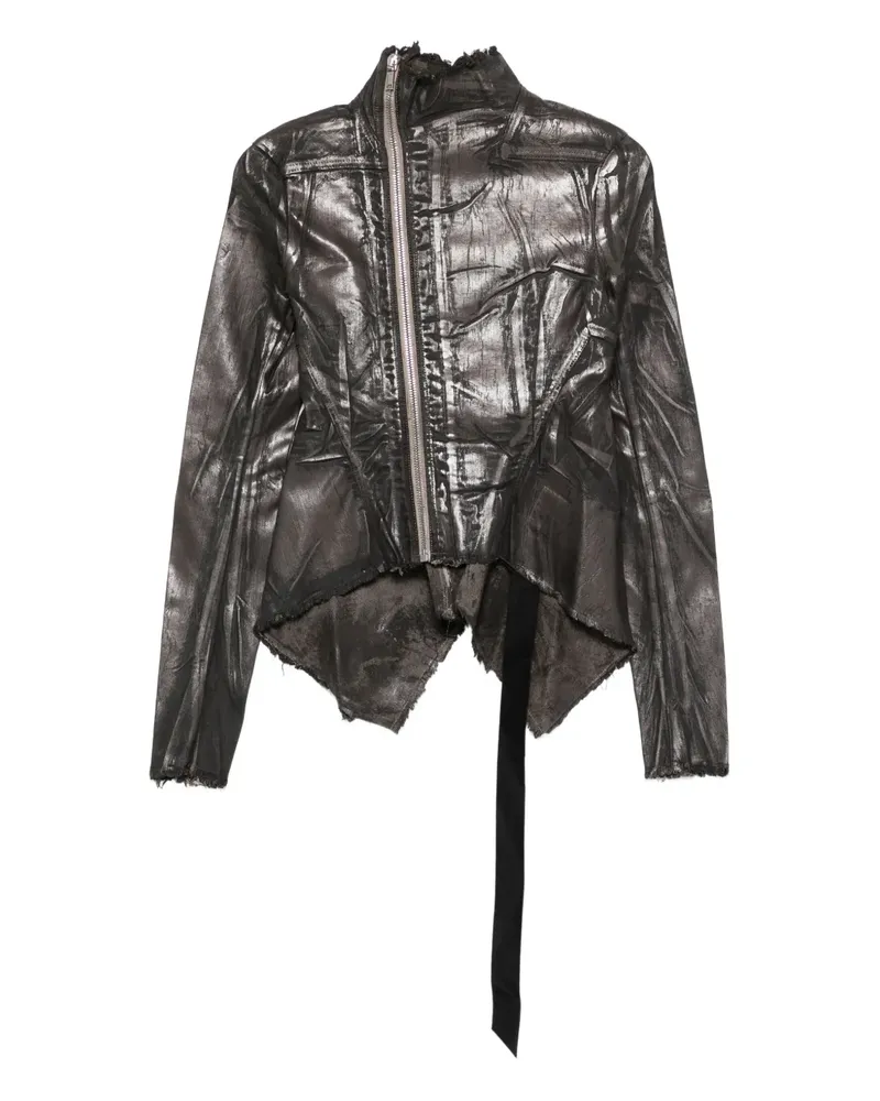DRKSHDW by Rick Owens Jacke mit asymmetrischem Reißverschluss - Grau Grau
