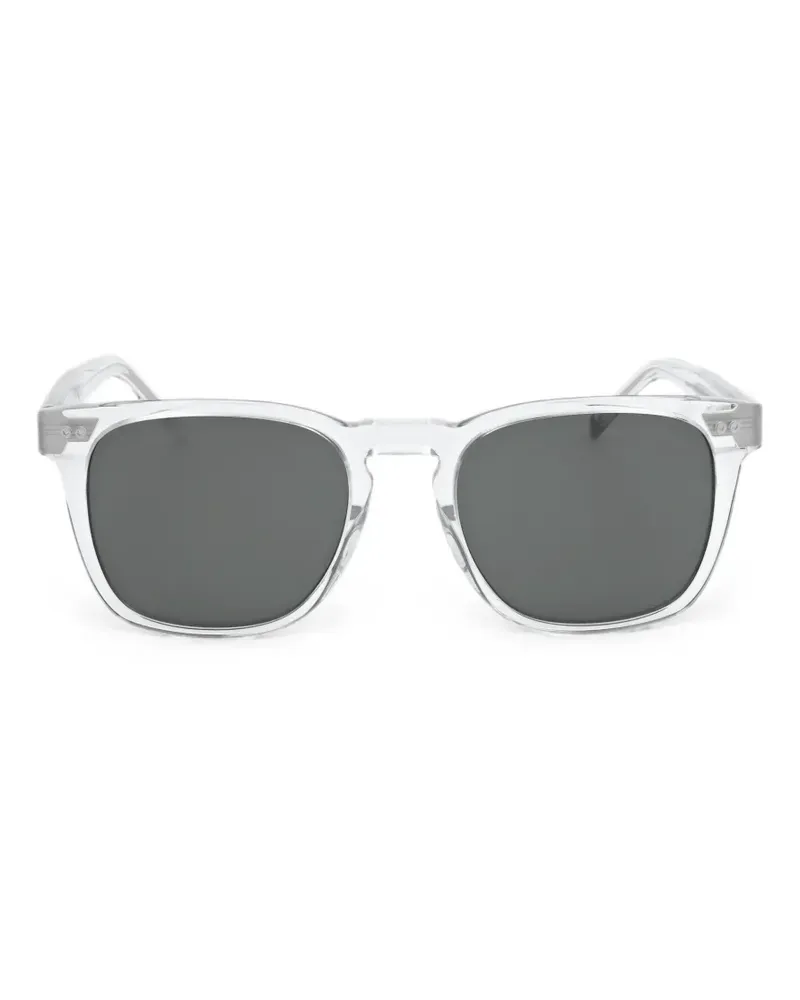 Tommy Hilfiger Sonnenbrille mit eckigem Gestell - Weiß Weiß