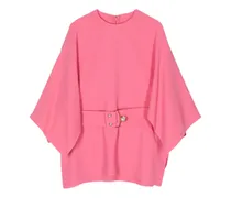 Cady Seidenbluse mit Gürtel - Rosa