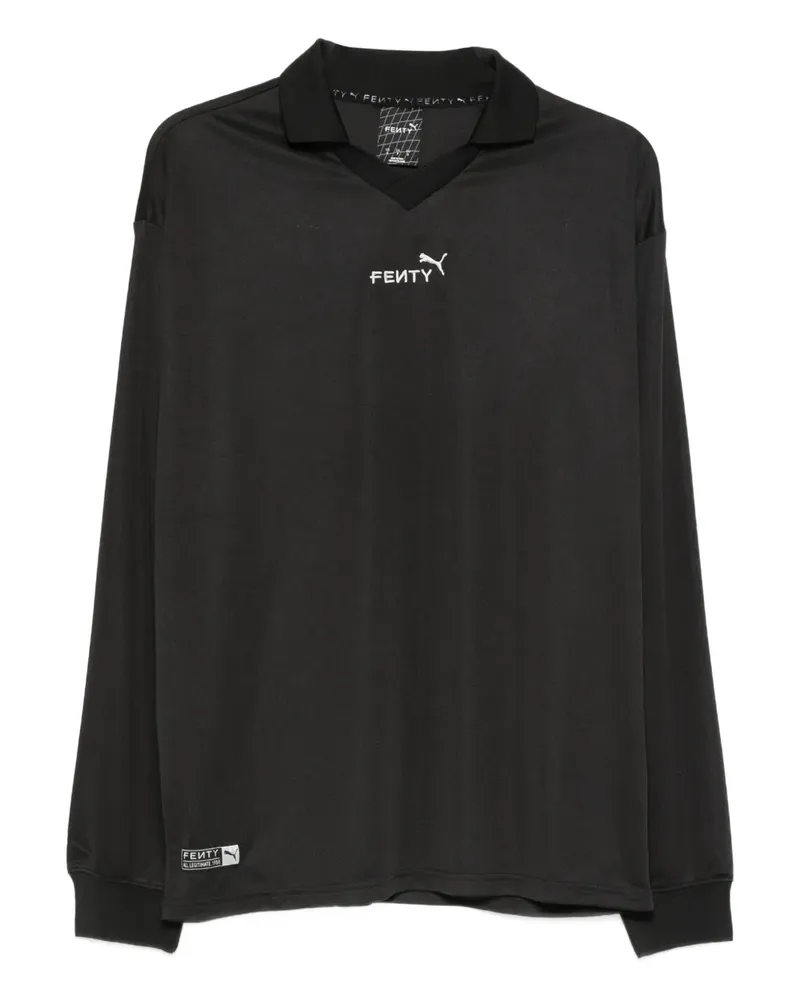 Puma Oberteil mit langen Ärmeln - Schwarz Schwarz