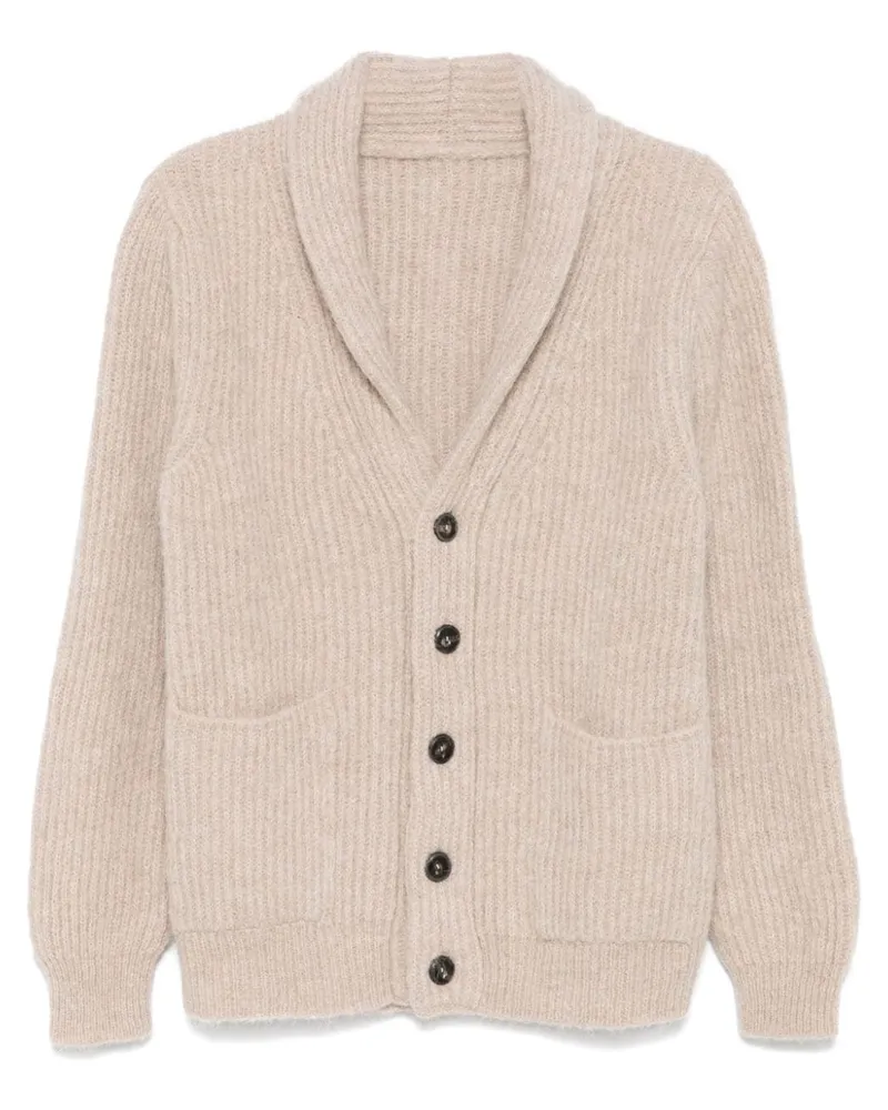 Fortela Cardigan mit gebürstetem Finish - Nude Nude