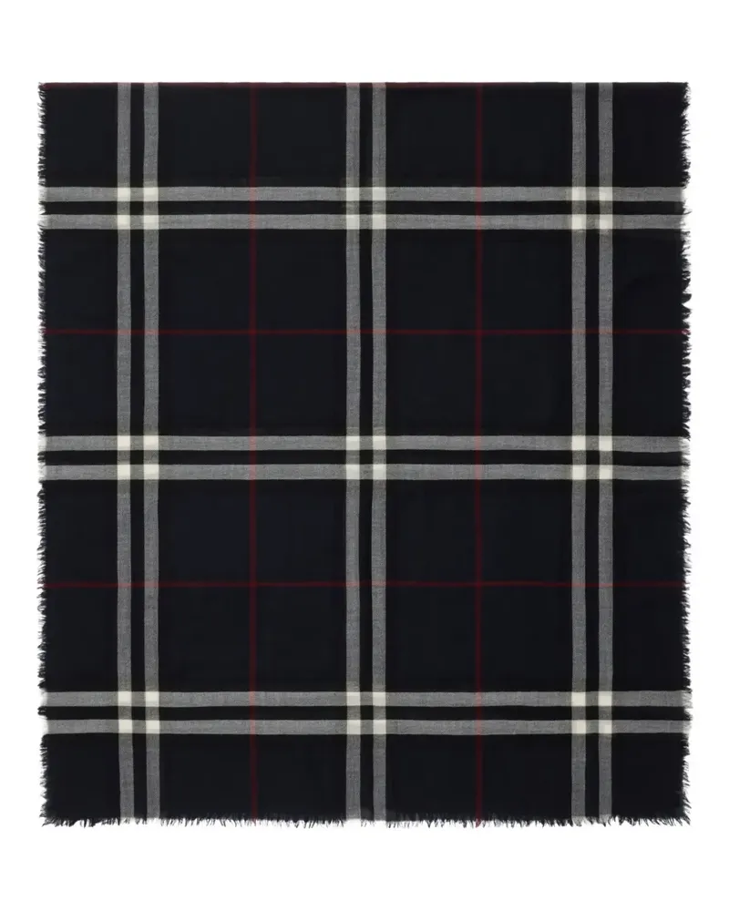 Burberry Karierter Schal - Blau Blau