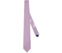 geometric-print silk tie