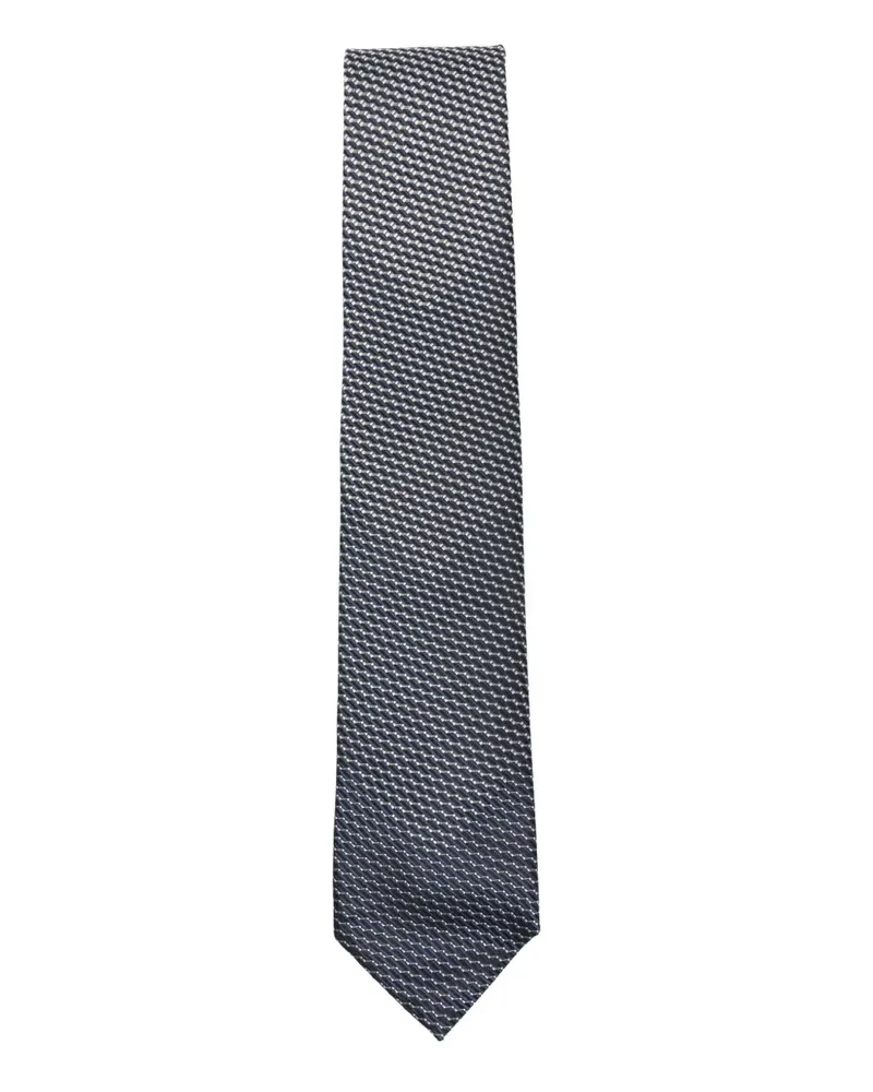 Brioni Krawatte aus Seide - Grau Grau