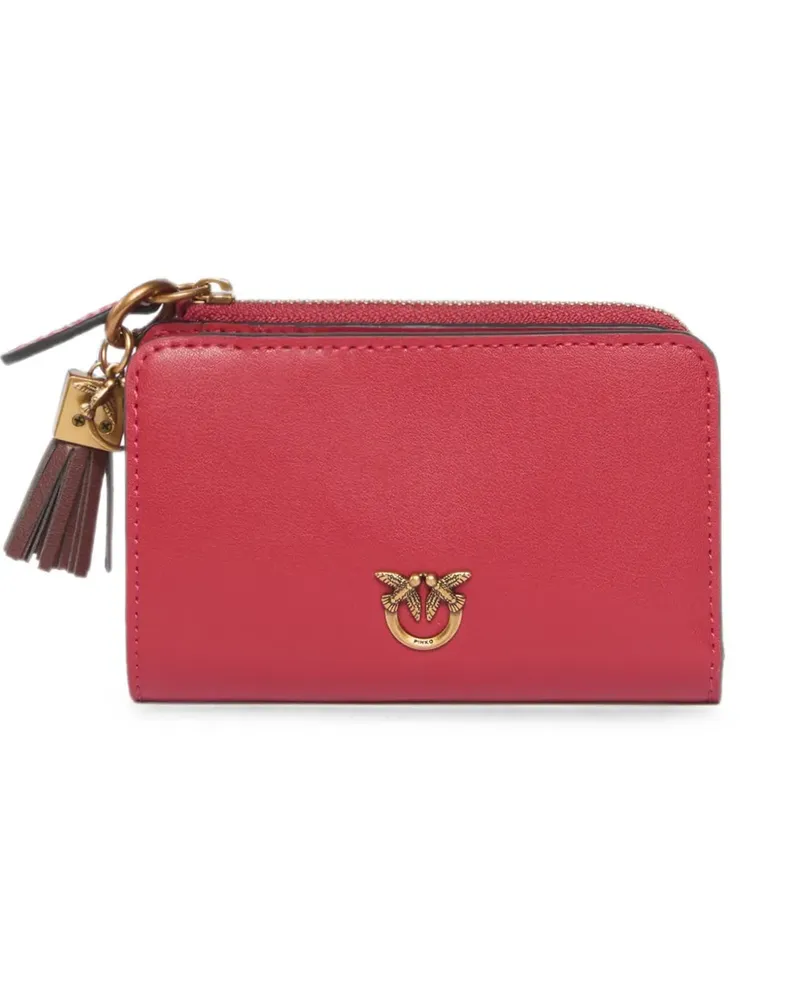 Pinko Love Birds Portemonnaie mit Quaste - Rot Rot