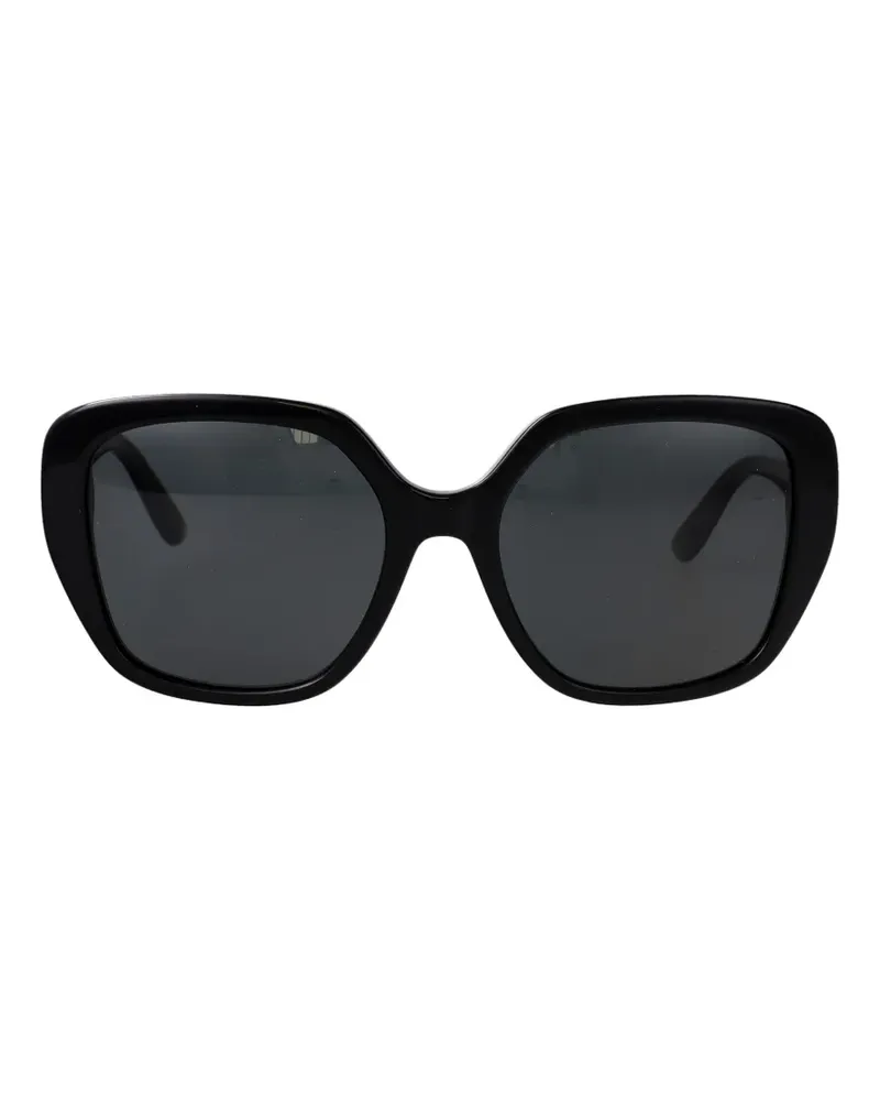 Dolce & Gabbana geometric-frame sunglasses - Schwarz Schwarz