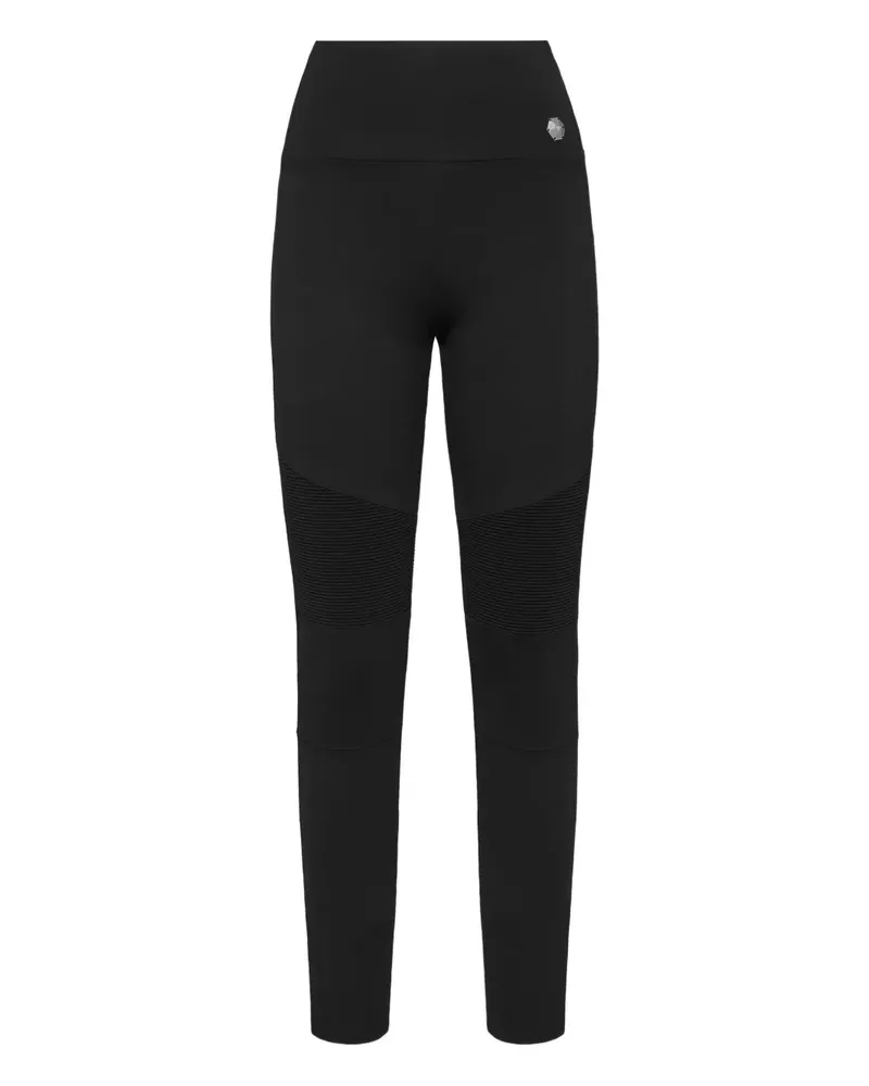 Philipp Plein logo-detail leggings - Schwarz Schwarz