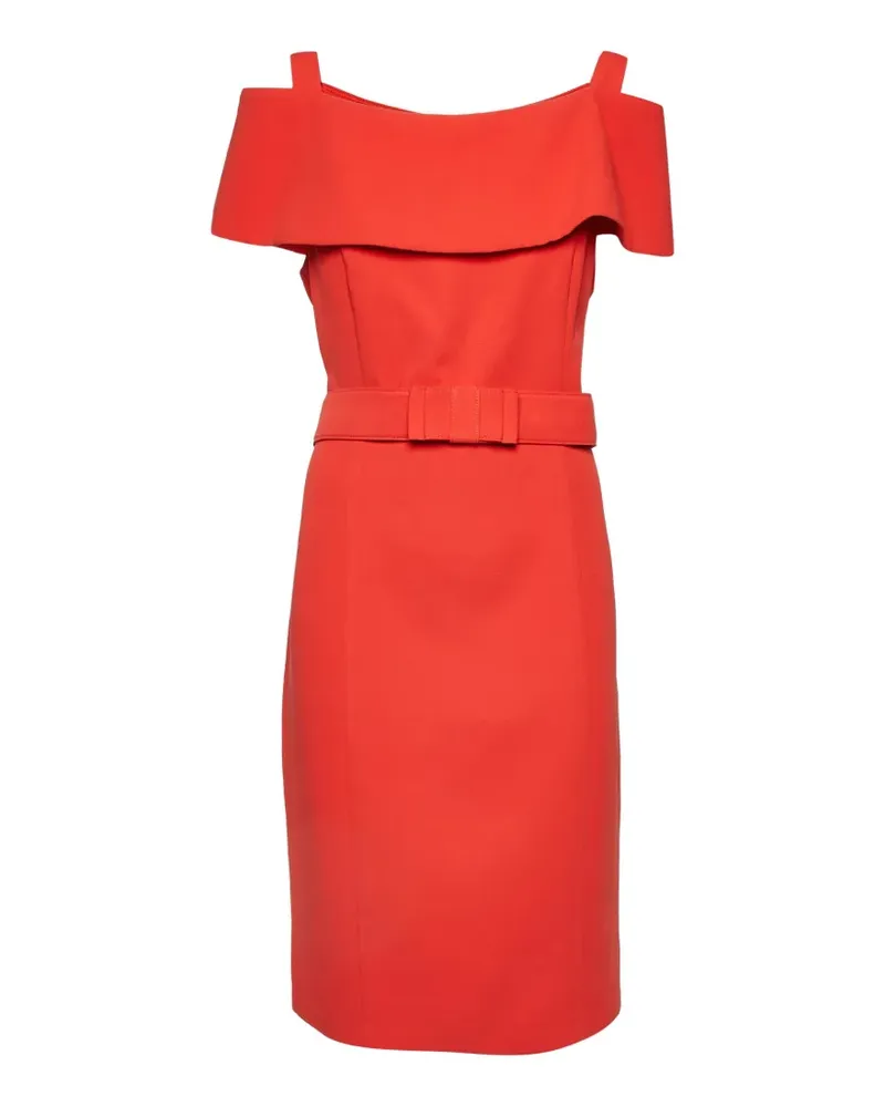 Badgley Mischka Minikleid mit Gürtel - Rot Rot
