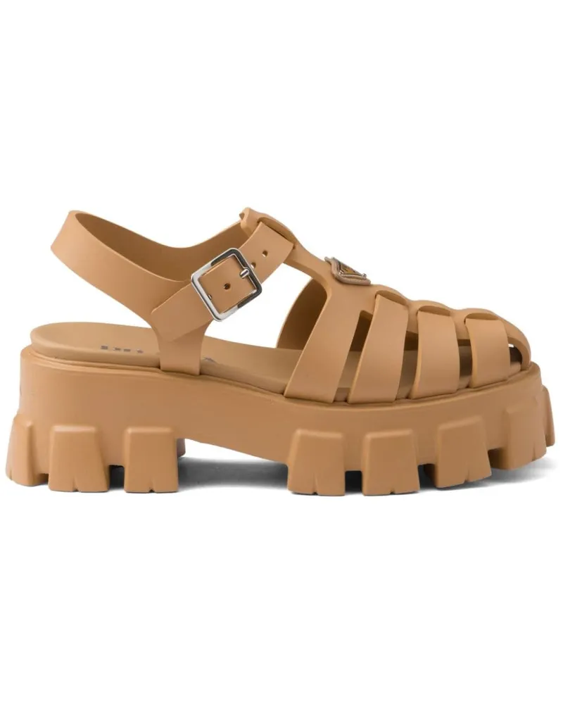 Prada Monolith Sandalen 55mm Nude